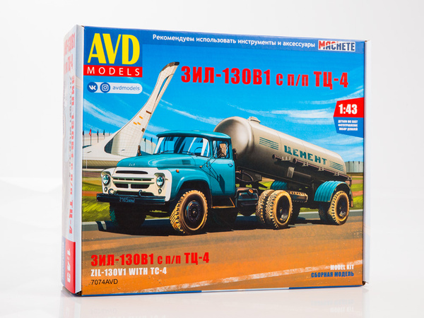 Сборная модель автомобиля AVD Models Сборная модель ЗИЛ-130В1 с ...