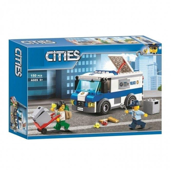 Конструктор Сити Инкассаторская машина/Аналог Lego/Погоня/Полиция и ...