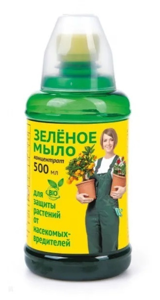 Зеленое Мыло для защиты растений от тли, трипсы, клопов и других ...
