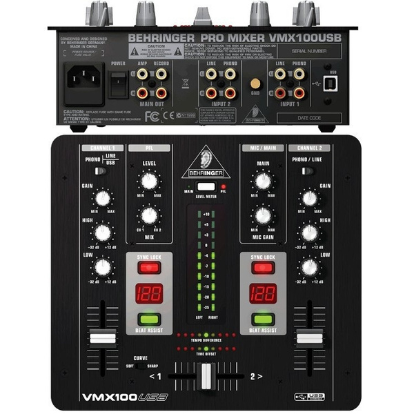 DJ микшерный пульт BEHRINGER VMX 100USB PRO MIXER купить на OZON по ...