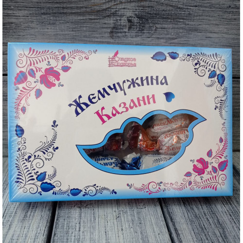 Конфеты "Жемчужина Казани" ассорти в белой и шоколадной глазури, 300 г ...