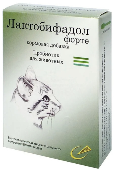 Лактобифадол Форте для кошек, порошок для орального применения, 50 г ...