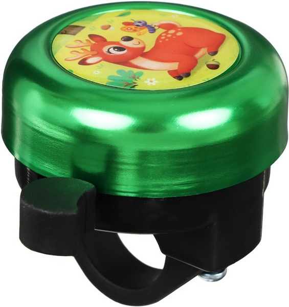 Звонок велосипедный детский на руль Graffiti "Оленёнок" для самокатов ...