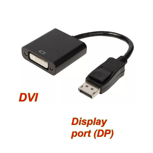 Display Port (DP) -> DVI переходной кабель для подключения DVI монитора ...