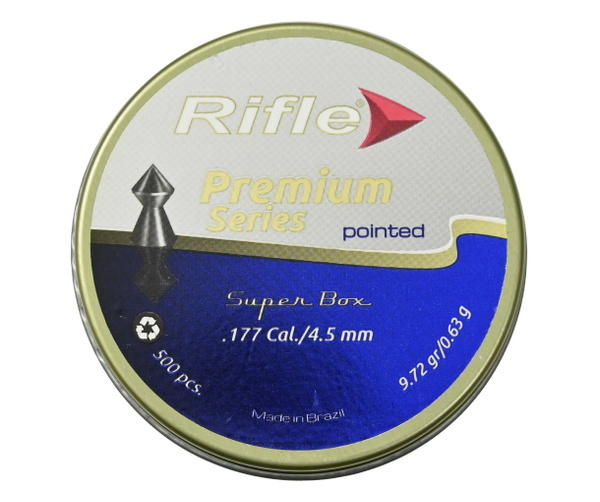 Характеристики Пули для пневматики Rifle Premium Series Pointed 4,5 мм ...