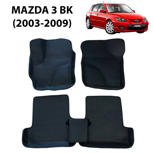Коврики в салон автомобиля Kovrix Mazda 3 BK 2003-2009, цвет черный ...