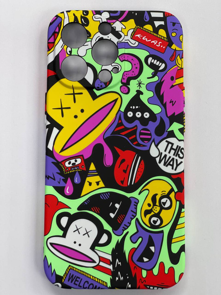 Светящийся чехол LUXO для смартфона Apple iPhone 13 Pro Max, от Kaws ...