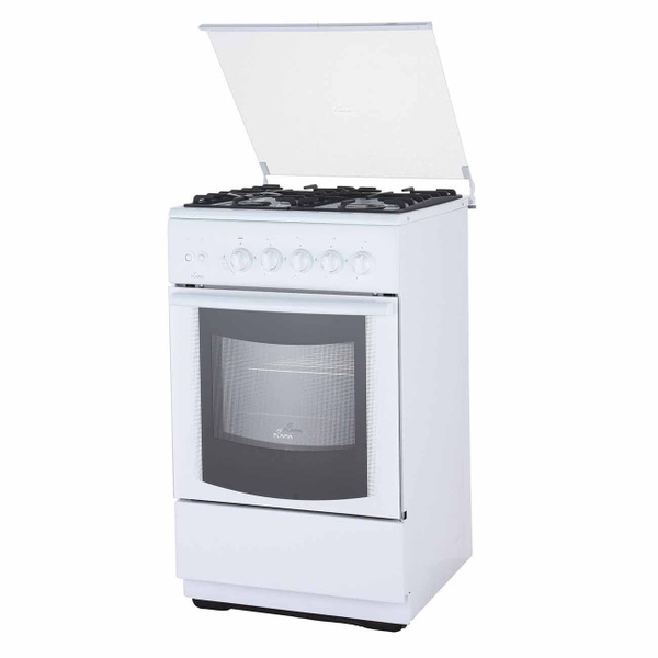 Газовая плита (50-55 см) Flama AG14211 White купить c доставкой на OZON ...