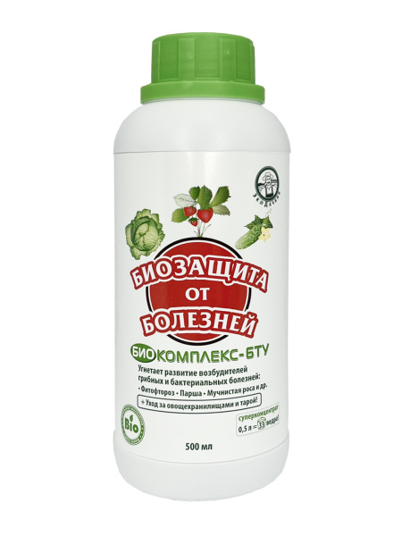 Удобрение Биозащита от Болезней Экодачник Биокомплекс-БТУ 500 мл ...