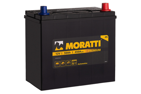 Аккумулятор автомобильный MORATTI MORATTI/Моратти JIS 50 а/ч купить по ...