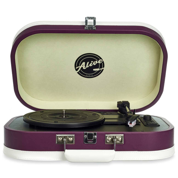 Характеристики Виниловый проигрыватель Alive Audio VINTAGE Blueberry ...