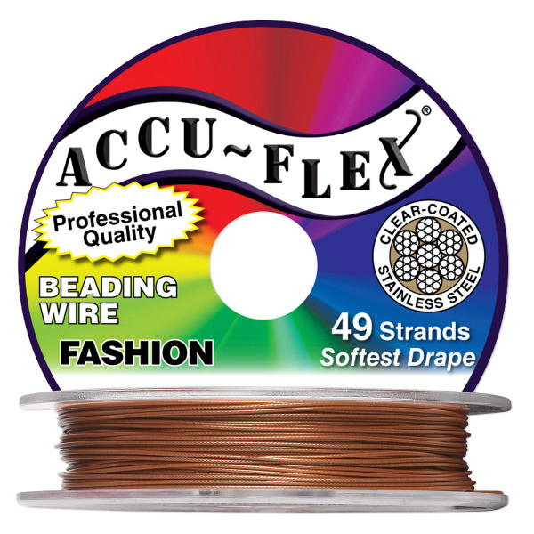 Тросик ювелирный Accu-Flex 49 струн, 0.48мм (0.019in), медный, катушка ...