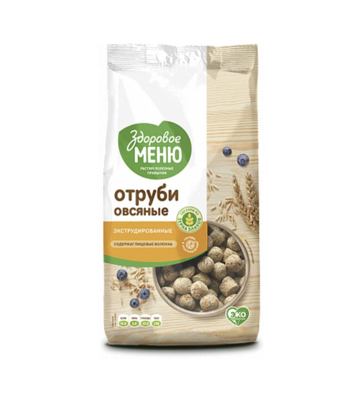Отруби овсяные "Здоровое меню" 200 г - купить с доставкой по выгодным ...