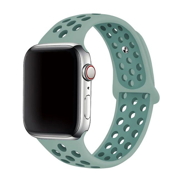 Cиликоновый ремешок спортивный для Apple Watch Series 1-8 и Ultra - 42 ...