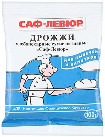 Дрожжи Саф-Левюр, сухие, активные, 100 г - купить с доставкой по ...