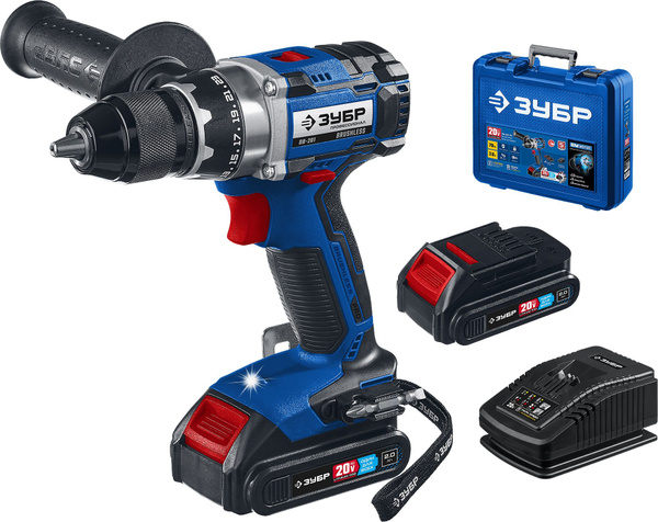 Аккумуляторная дрель-шуруповёрт Зубр DB-201-22 - купить в интернет ...