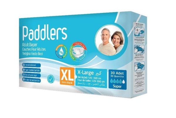 PADDLERS Подгузники для взрослых Jumbo pack X-Large 4, 30 штук - купить ...