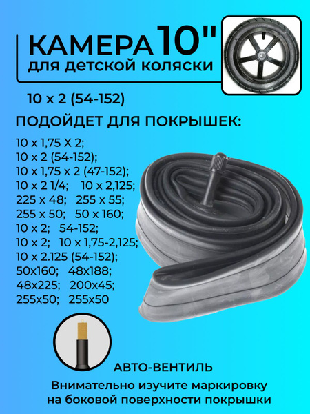 Камера 10 x 2.0 A/V прямой ниппель для коляски детской - купить с ...