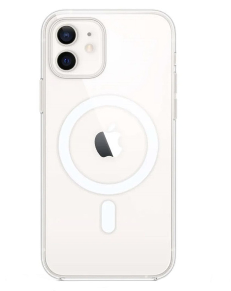 Прозрачный силиконовый чехол MagSafe для Apple iPhone 12 mini ...