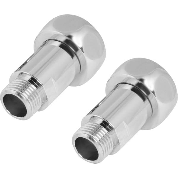 Соединитель для полотенцесушителя , прямой , 1"x1/2" , хромированная ...