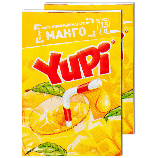 Растворимый напиток YUPI (Юпи) Манго, 2 шт. - купить с доставкой по ...
