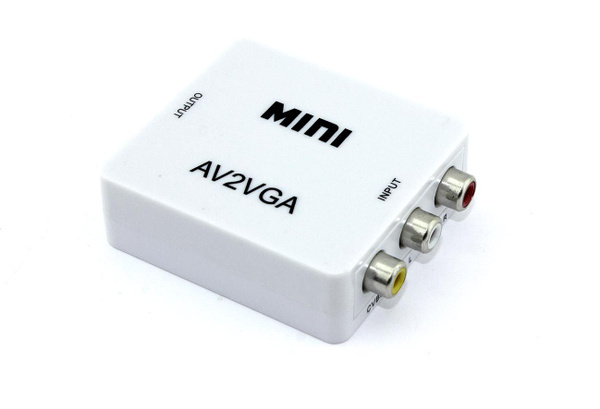 Переходник с AV (тюльпаны) на VGA - купить с доставкой по выгодным ...