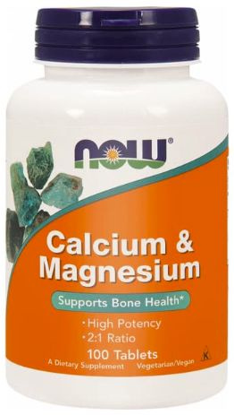 Кальций и магний Now Calcium-Magnesium 500/250 мг 100 таблеток - купить ...