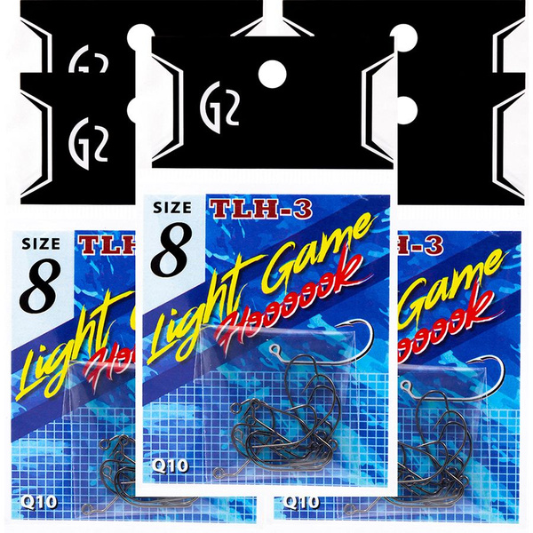 Крючки форелевые для джиг-головок G2 Light Game Hook #8, 50шт / Ловля ...