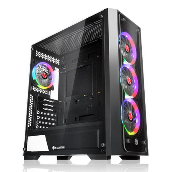 Raijintek Компьютерный корпус PONOS TG4 , black, (0R20B00198), черный ...