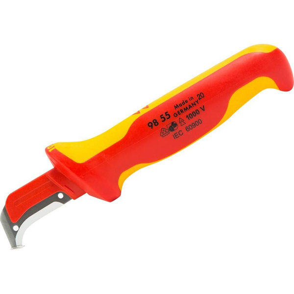 Нож для снятия изоляции с пяткой KNIPEX KN-9855 - купить по доступной ...