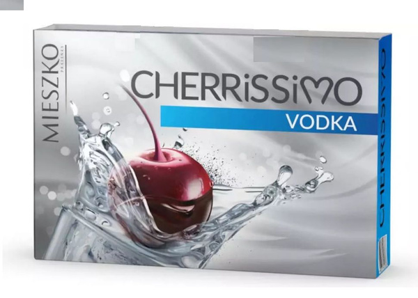 Конфеты MIESZKO в тёмном шоколаде с вишней CHERRISSIMO VODKA 285гр ...