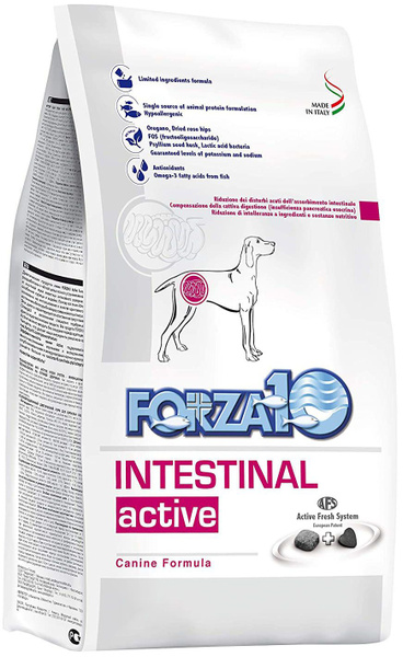Корм Forza10 Active Intestinal для собак при заболеваниях ЖКТ, 4 кг ...