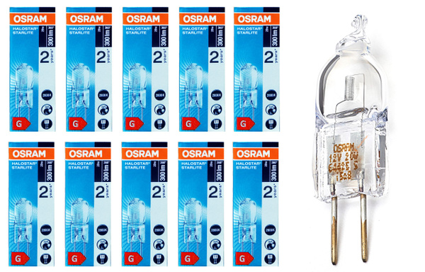 Галогенная Лампочка OSRAM G4 Капсула 300 Лм 2800 К - купить в интернет ...