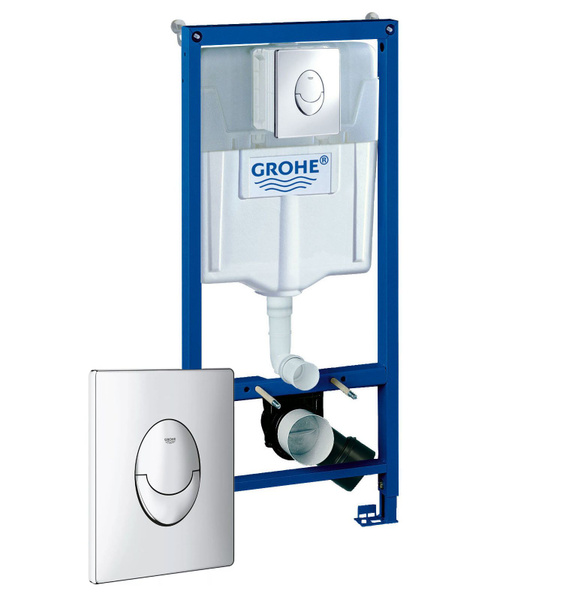 Система инсталляции для унитазов Grohe Rapid SL с кнопкой Skate Air ...