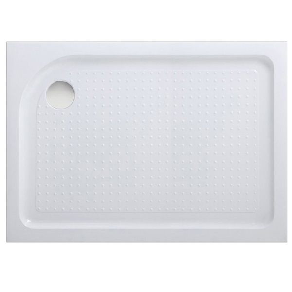 Душевой поддон акриловый с сифоном BelBagno TRAY-BB-AH-100/80-15-W-L ...