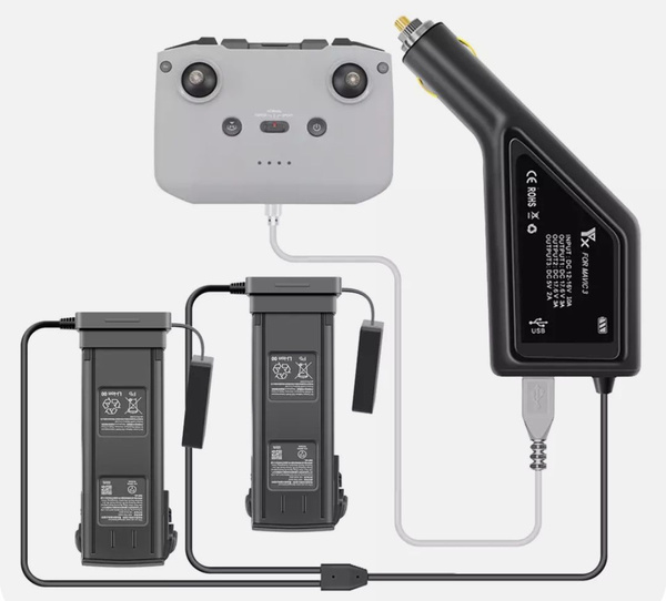 DJI Mavic 3 автомобильное зарядное устройство для дрона квадрокоптера ...