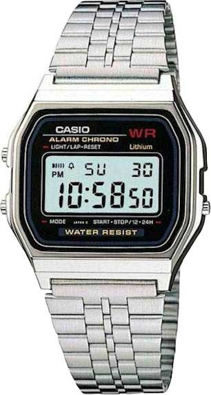 Часы наручные мужские Vintage Casio A159W-N1 с хронографом, Касио ...