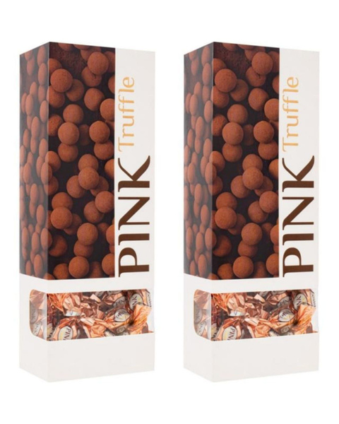 Конфеты шоколадные "PINK TRUFFLE" 163гр./2уп. купить на OZON по низкой ...