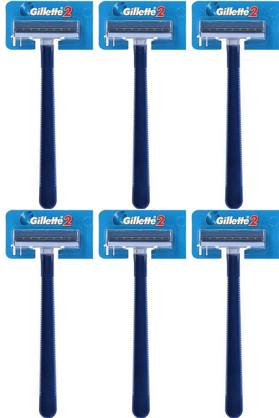 Gillette Станок для бритья одноразовый, 6 шт - купить с доставкой по ...