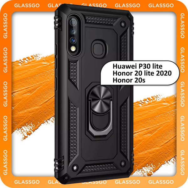 Чехол противоударный бронированный на Huawei P30 Lite, Honor 20S, для ...