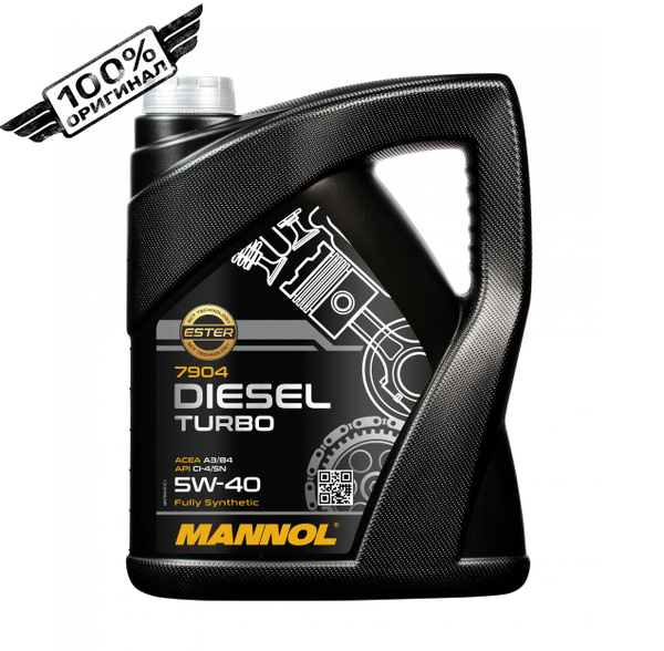 Масло моторное MANNOL 5W-40 Синтетическое - купить в интернет-магазине ...