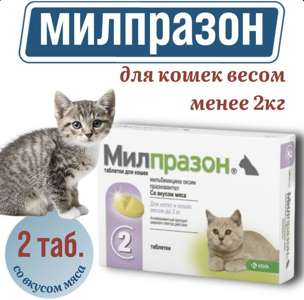 Милпразон инструкция для кошек