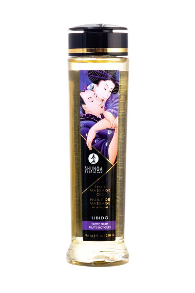 Натуральное возбуждающее массажное масло для тела Shunga SENSATION ...