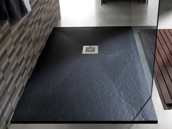 Душевой Поддон Из искусственного Мрамора 100/80 Чёрный Ideal Stone Ral ...