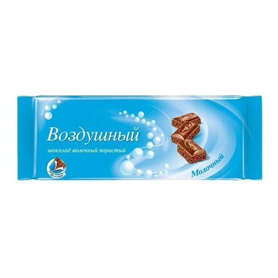 Шоколад Воздушный молочный пористый, комплект: 2 упаковки по 85 г ...