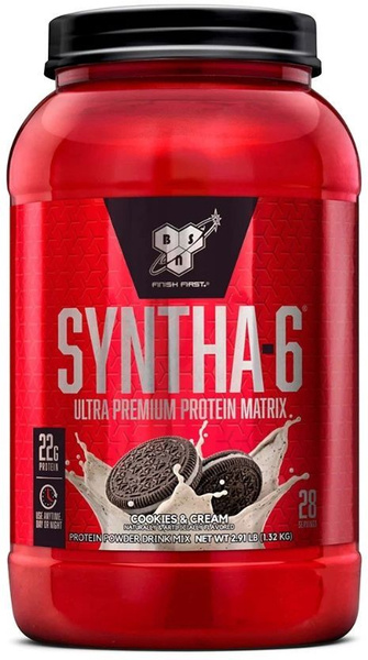 BSN Протеин Syntha-6, Печенье и сливки, 1.32 кг - купить с доставкой по ...