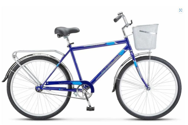 Велосипед STELS Navigator-200 С 26" 19" Синий Двухколёсный Городской ...