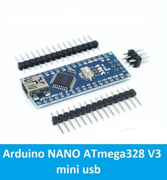 Микроконтроллер Arduino NANO ATmega328 V3 mini usb - купить с доставкой ...
