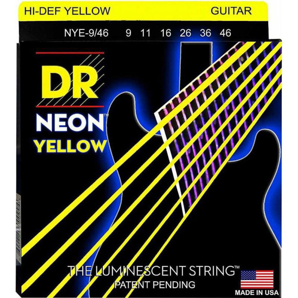 Струны для электрогитары DR String NYE-9/46 - купить с доставкой по ...