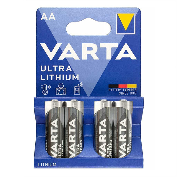 Батарейка литиевая VARTA LITHIUM 6106 FR6 BL-4 (4шт) - купить с ...